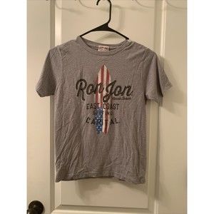 Ron Jon Surf Shop Boys Short Sleeve T-Shirt Shirt Tops Size Medium 8 Coc…